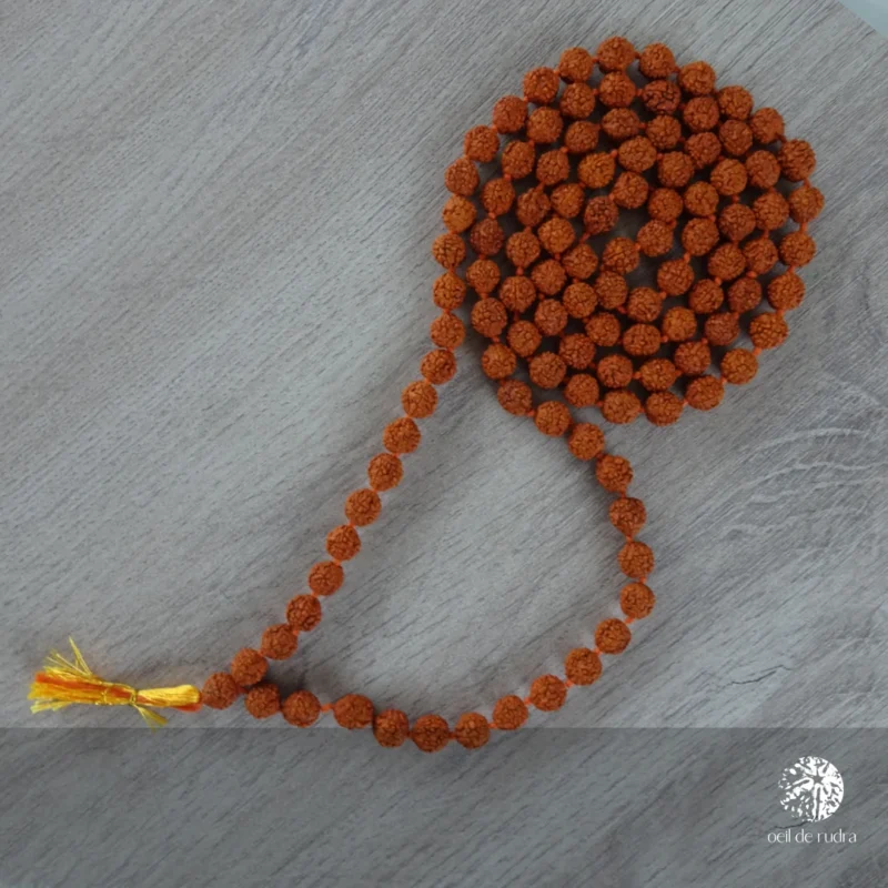 rudraksha mala de méditation
