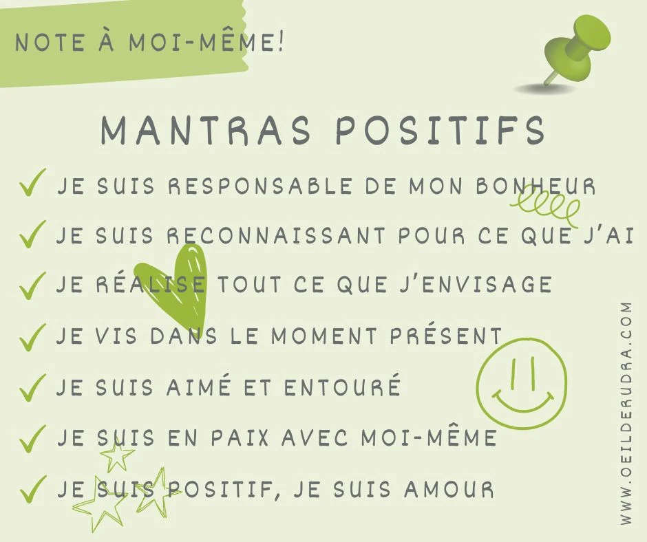 pensées postives