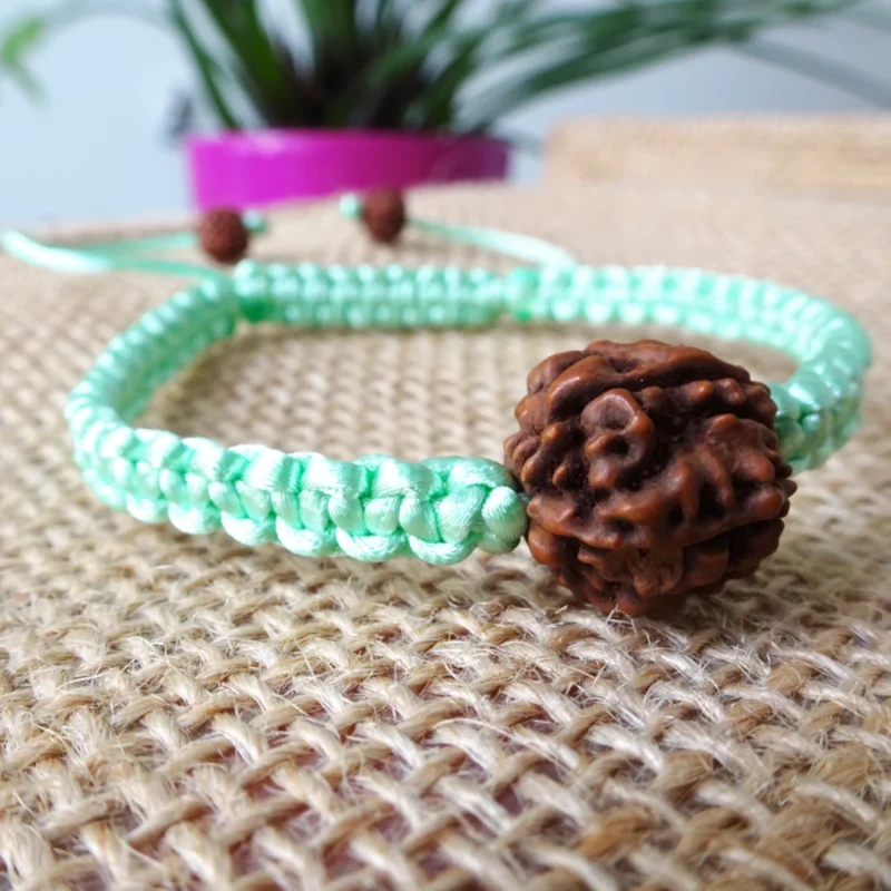 Bracelet Éveil avec  rudraksha 5 faces – Image 2
