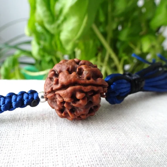 Porte-clé Brahma avec rudraksha 4 faces