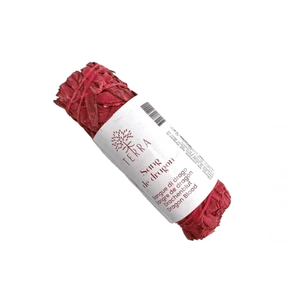 Fagot de sauge blanche et Sang du Dragon, encens rituel de purification et protection.