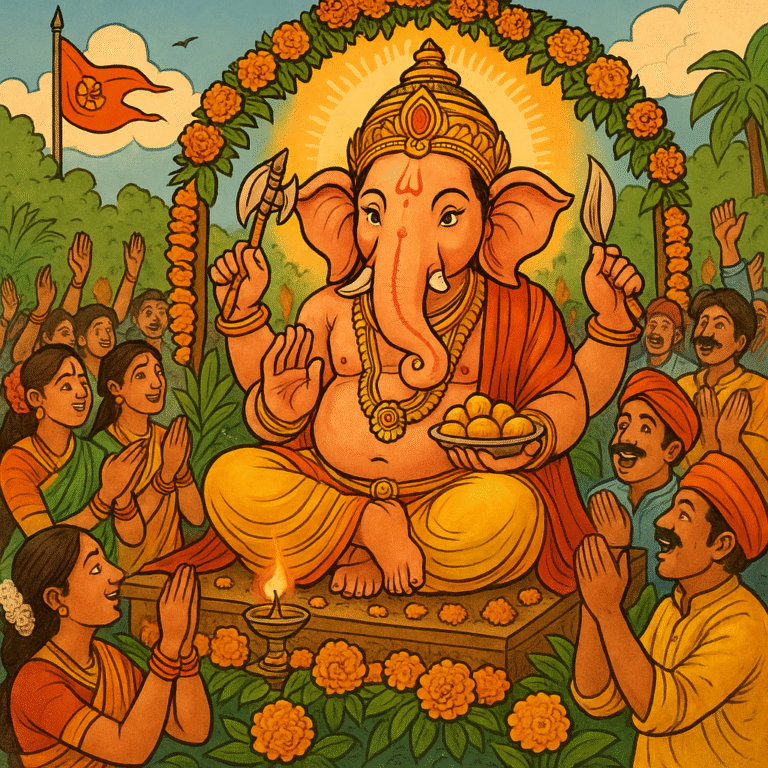 Ganesh Chaturthi : Origines et Célébrations d’une Fête Hindoue Universelle